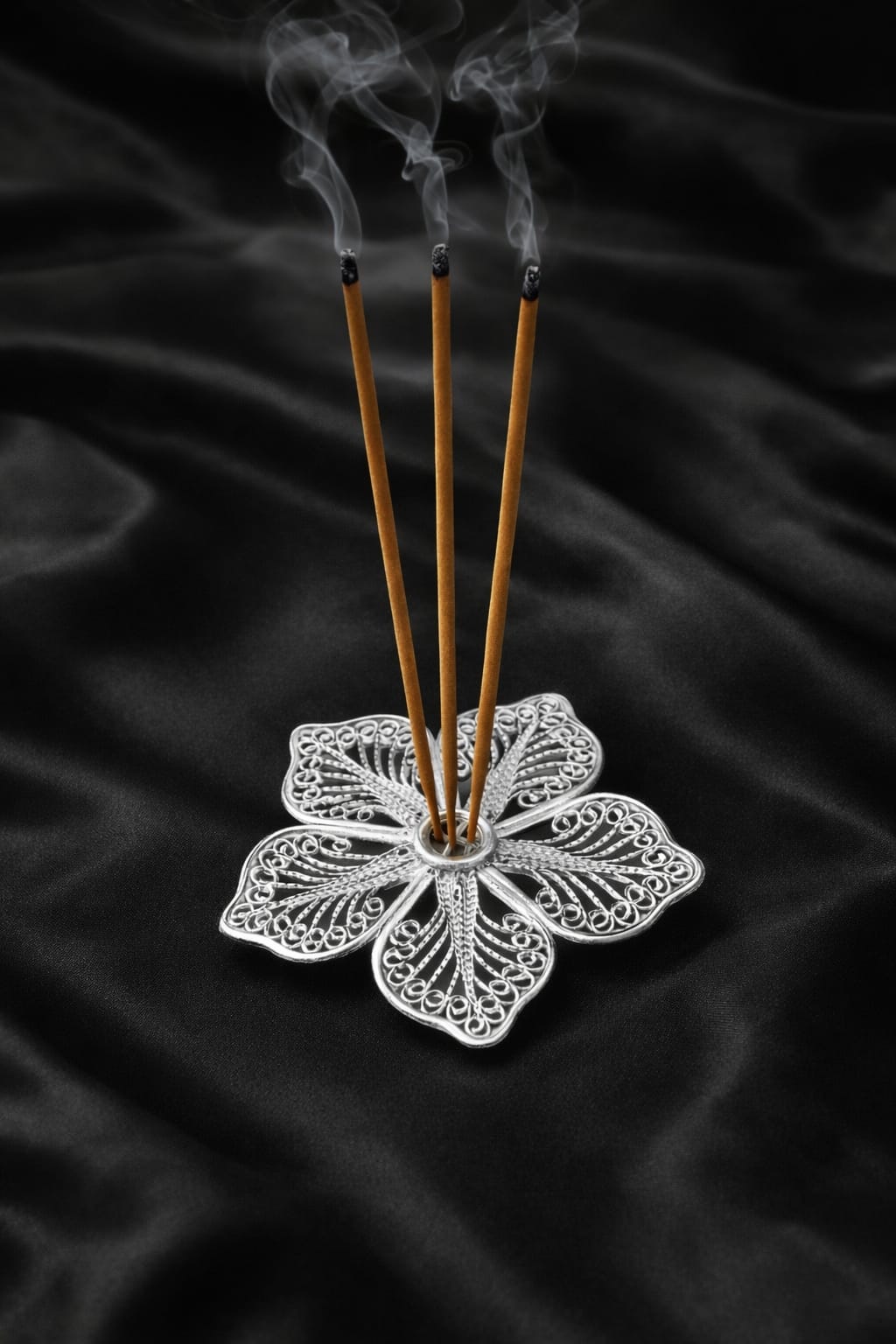 Floral Serenity Incense Stand